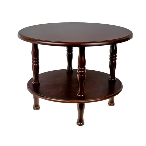 Wooden Low Rise Round Coffee Table