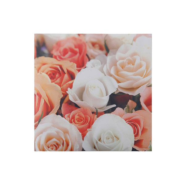 20 Pack Luncheon 3 Ply Napkin (Peachy Roses) - Set of 6
