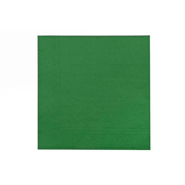 20 Pack Luncheon 3 Ply Napkin (Green) - Set of 6