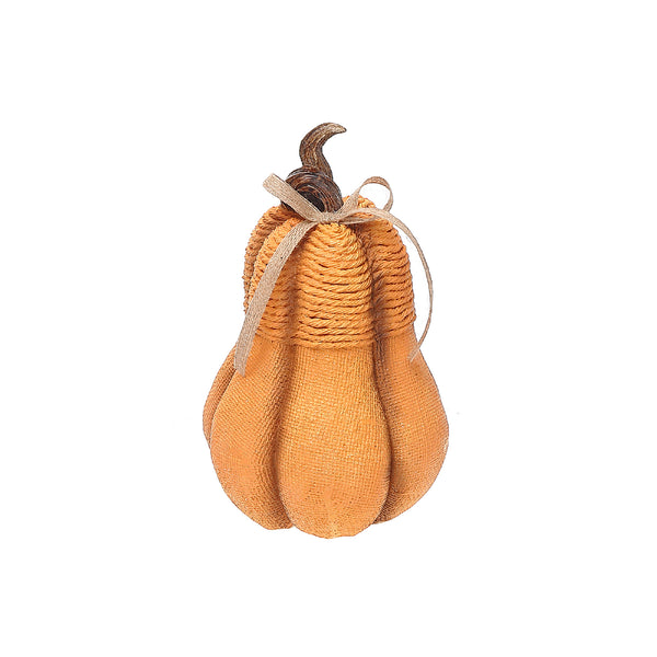 Polyresin Squash With Knit Look Orange