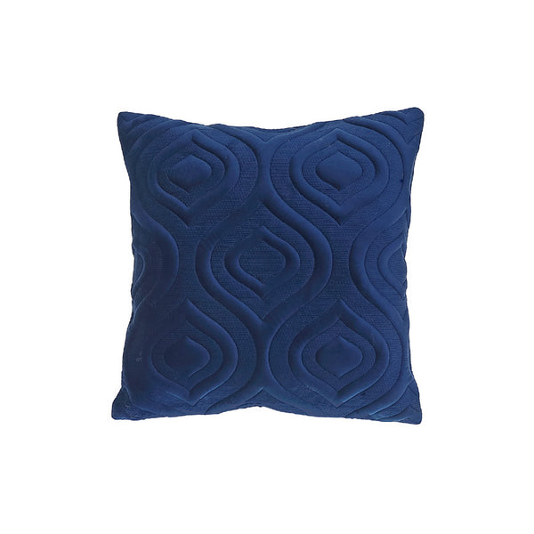 Velvet Impression Cushion (Navy Blue) - Set of 2
