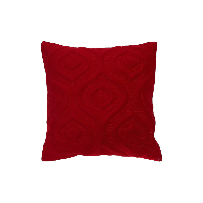 Velvet Impression Cushion (Red) - Set of 2