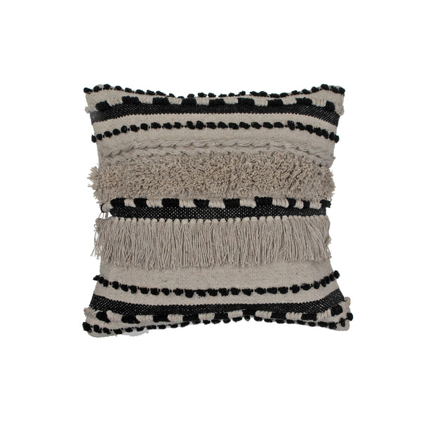Cotton Handwoven Cushion (Tousel) - Set of 2