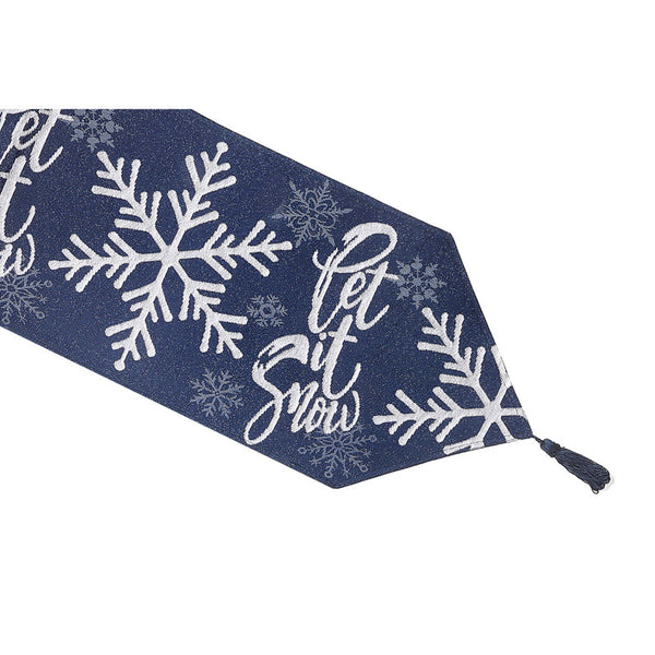 Tapestry Table Runner (Let It Snow) (36")