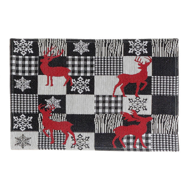 Tapestry Placemat (White Buffalo Reindeer)