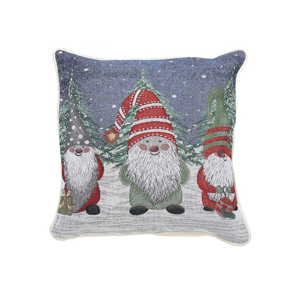 Tapestry Cushion (Hanging With My Gnomies) (18 X 18) - Set of 2