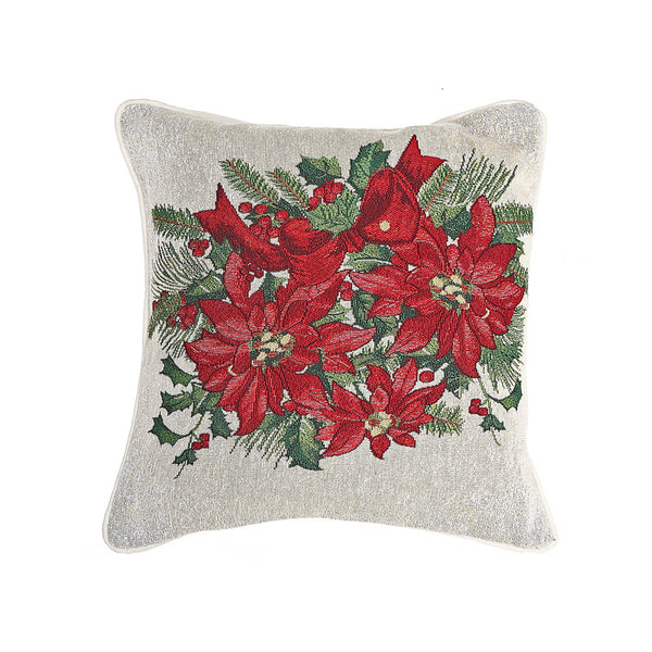 Tapestry Cushion (Poinsettia Bundle) (18 X 18) - Set of 2
