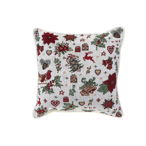 Tapestry Cushion (Holiday Festivities) (18 X 18) - Set of 2