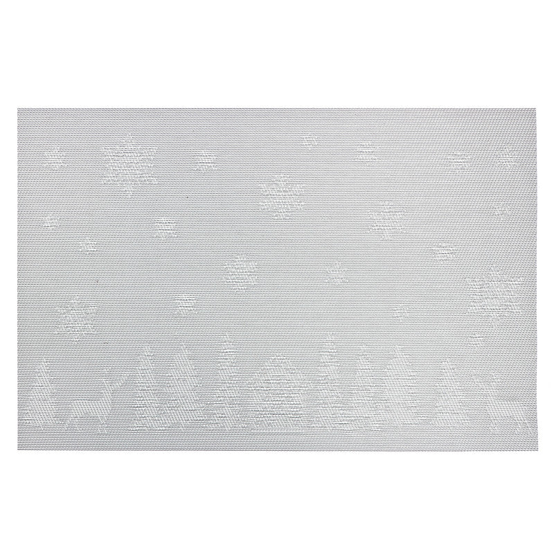 Vinyl Placemat (Winter Forest) (Silver) - Set of 12