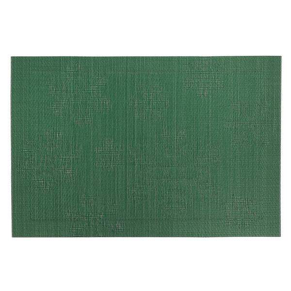 Vinyl Placemat (Snowflakes) (Green) - Set of 12