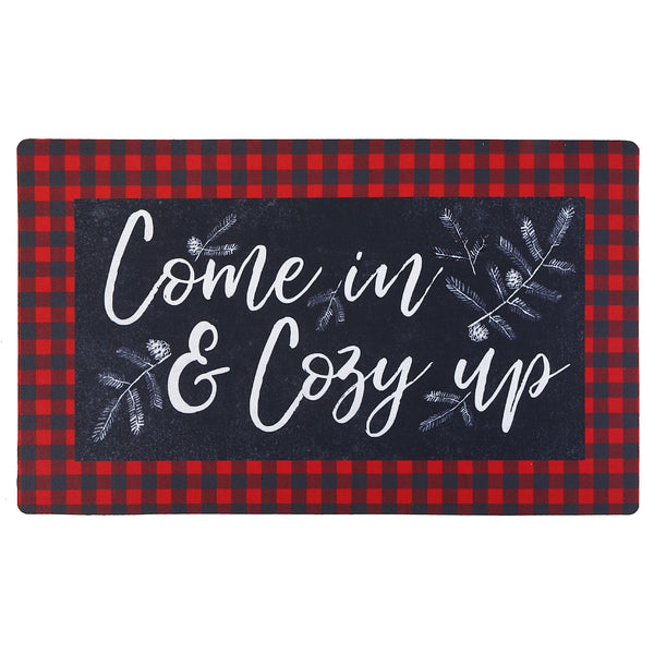 Printed Rubber Mat (Come In & Cozy Up)