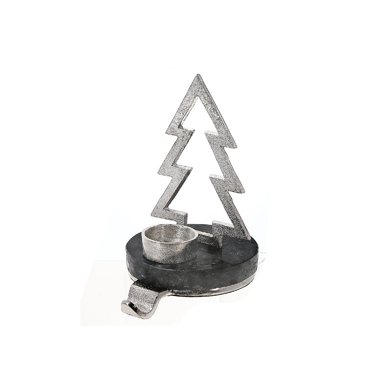 Christmas Tree With Tealight Stocking Holder