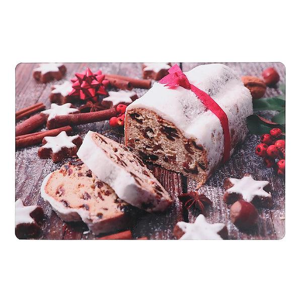 Plastic Placemat (Frosted Fruitcake) - Set of 12