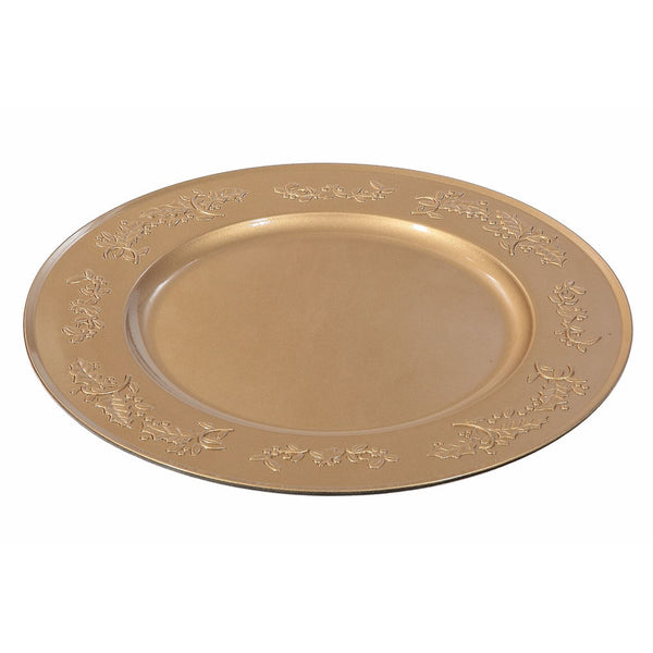 Charger Plate (Ivy) (Gold)
