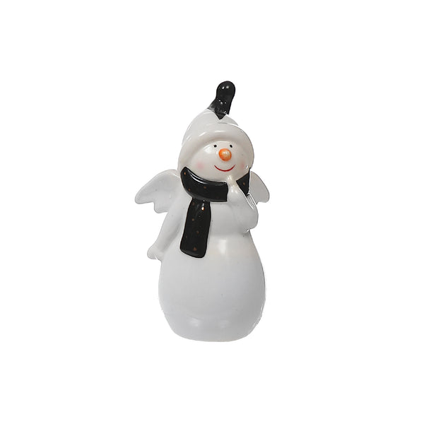 Christmas Modern Glam Snowman With Wings