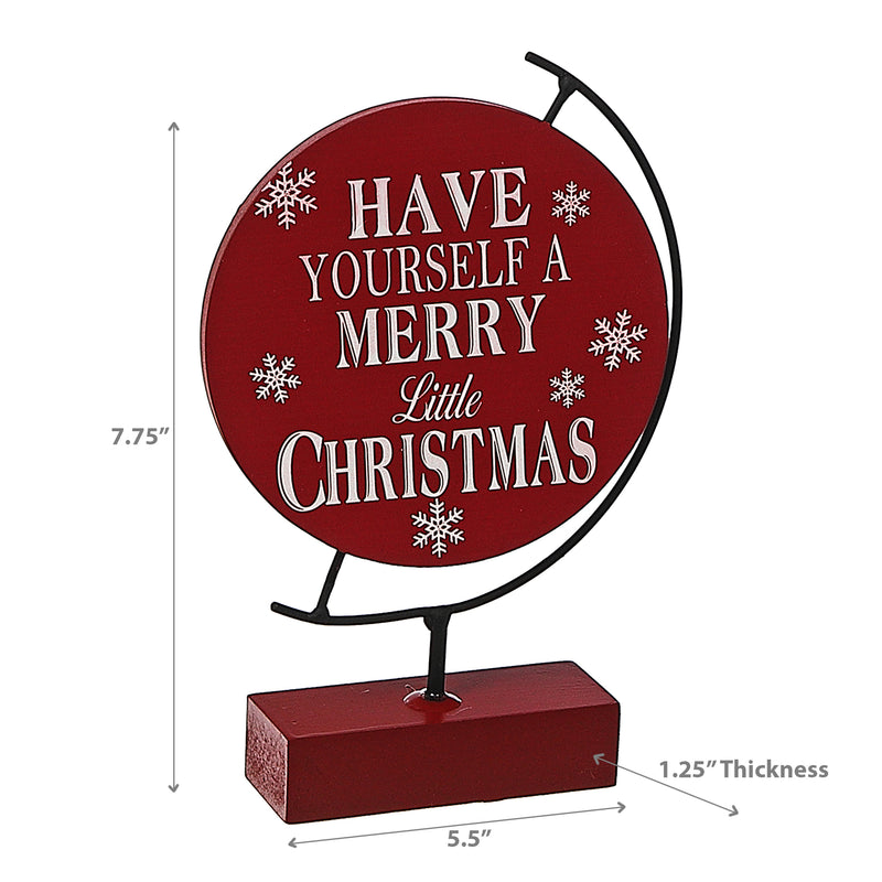 Christmas Flat Globe Stand