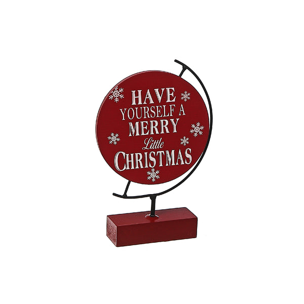 Christmas Flat Globe Stand