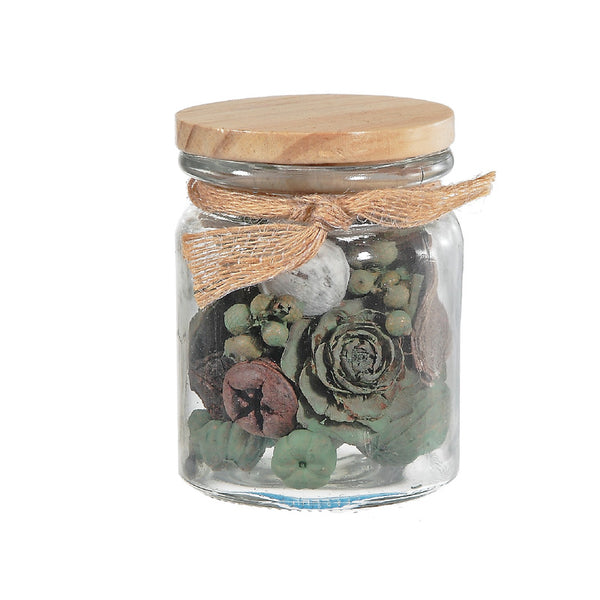 Exotic Pot Pourri In Glass Jar With Lid (Forest Pine)