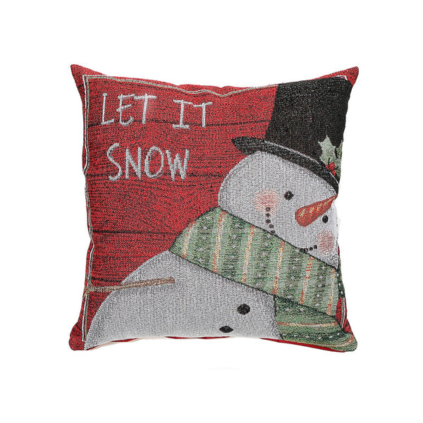 Cushion (Snowman - Let It Snow) - Set of 2