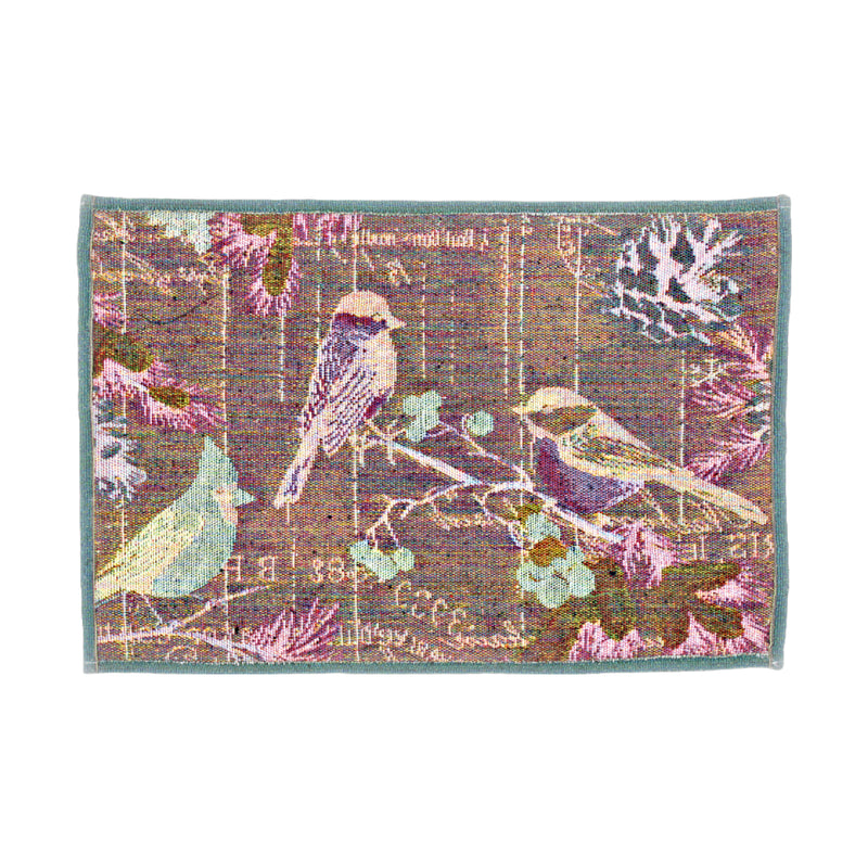 Tapestry Unbacked Placemat (Birds On Branch) - Set of 12
