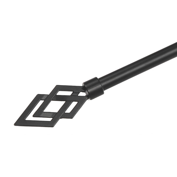 16/19Mm Metal Drape Pole Set (Norman - Black) (28-48)