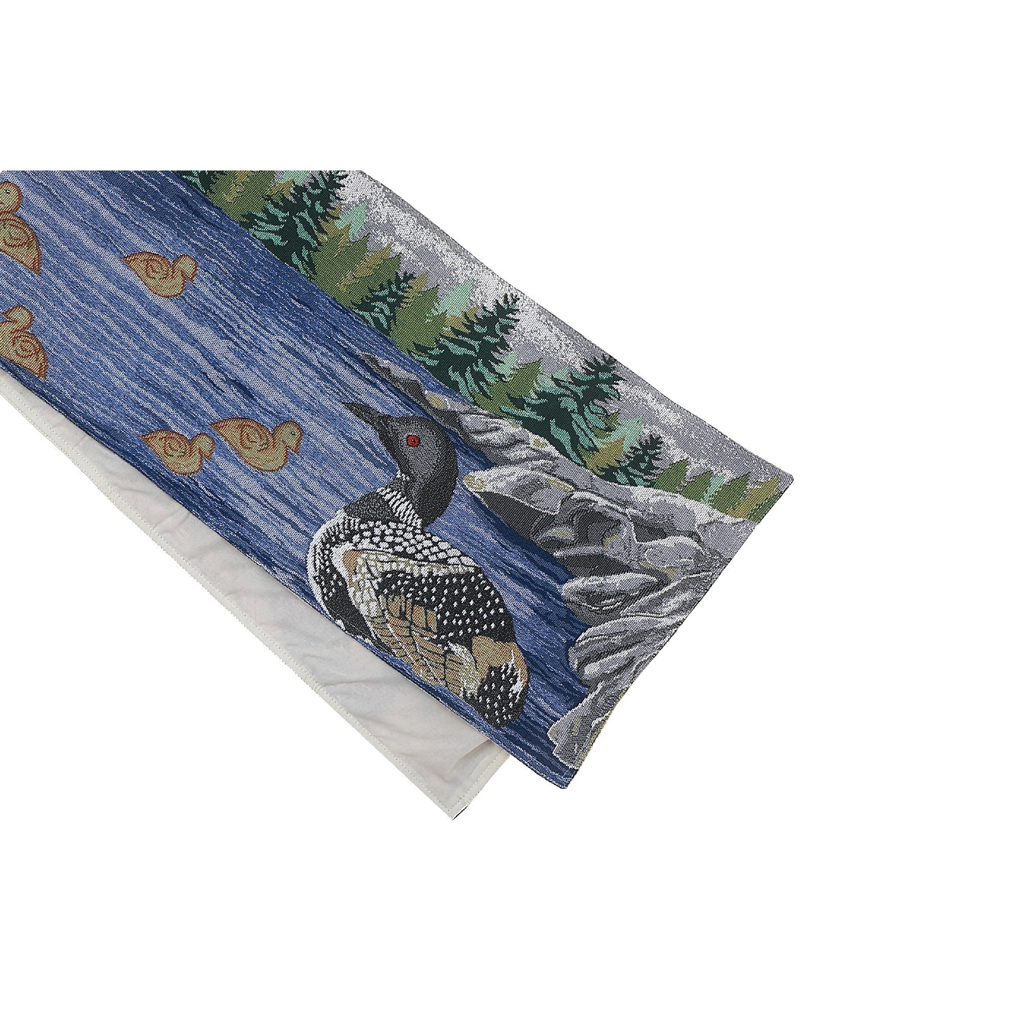 Loon Tapestry Table Runner 54 Inch Rustic Cabin Dining Table Decor Cottage Home Accent