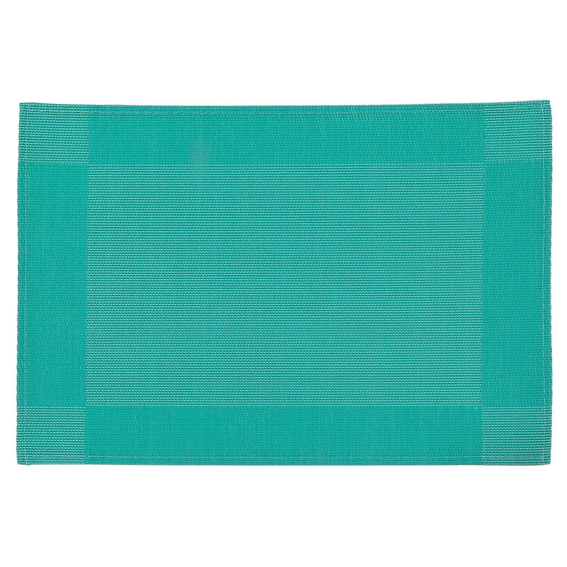 Vinyl Placemat (Classic) (Teal) - Set of 12