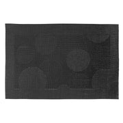 Bubbles Black Vinyl Placemat Set of 12 Dining Table Mat