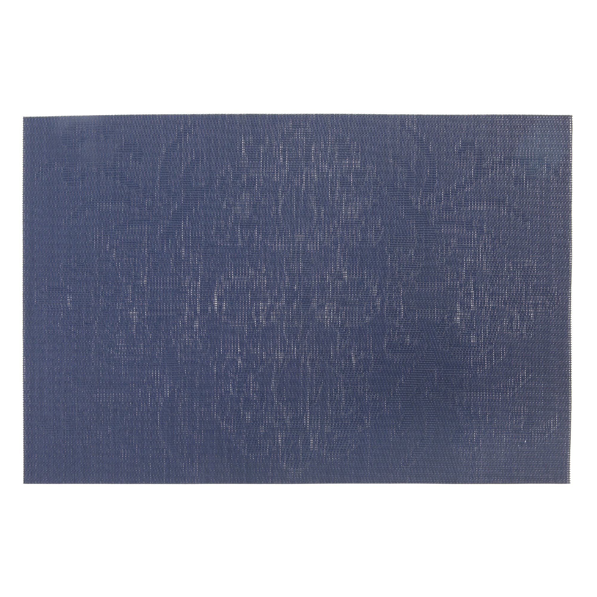 Vinyl Placemat Damask Navy Blue Set Of 12, Dining Table Decor, Kitchen Accessory