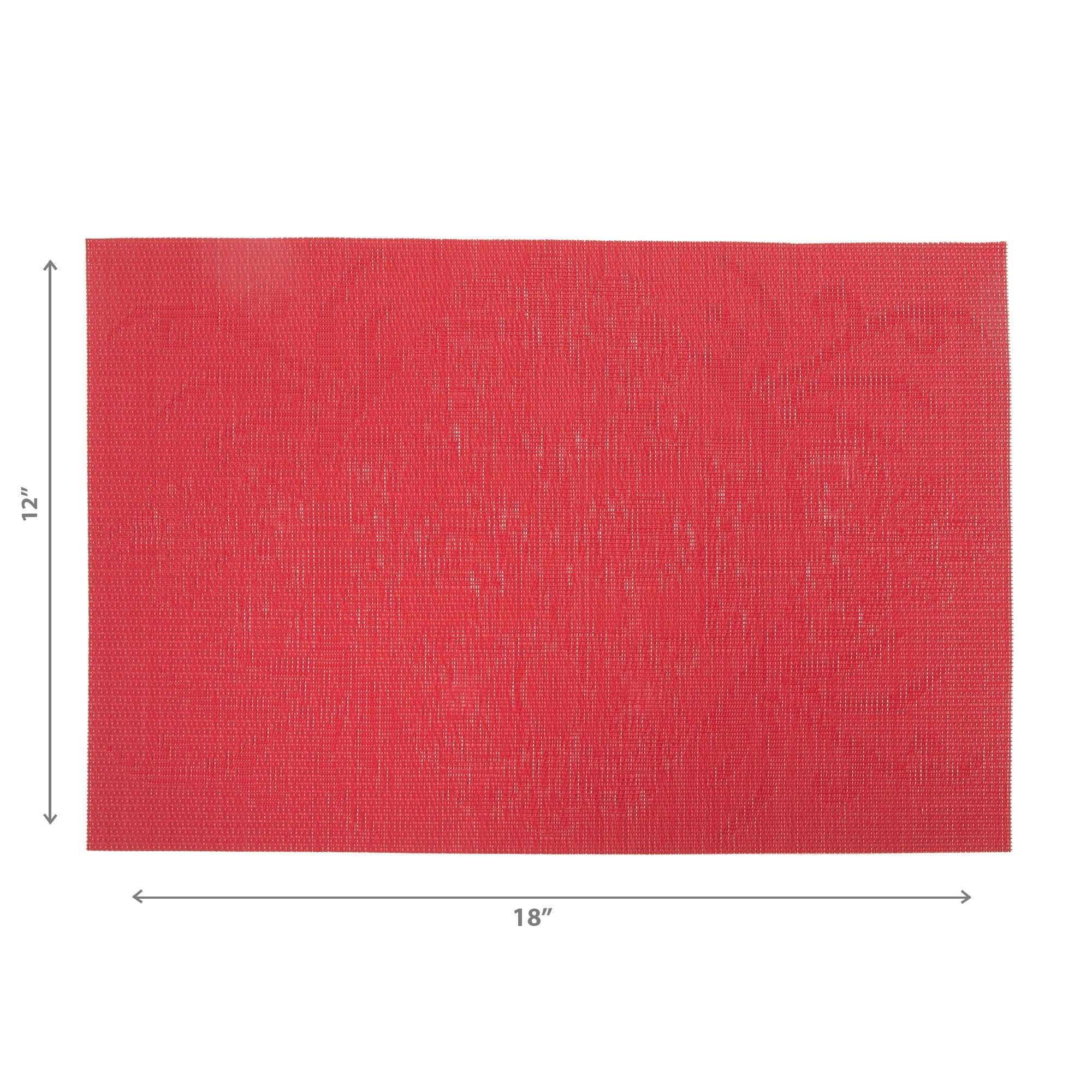 Vinyl Placemat Damask Red Set Of 12, Dining Table Decor, Kitchen Accessory