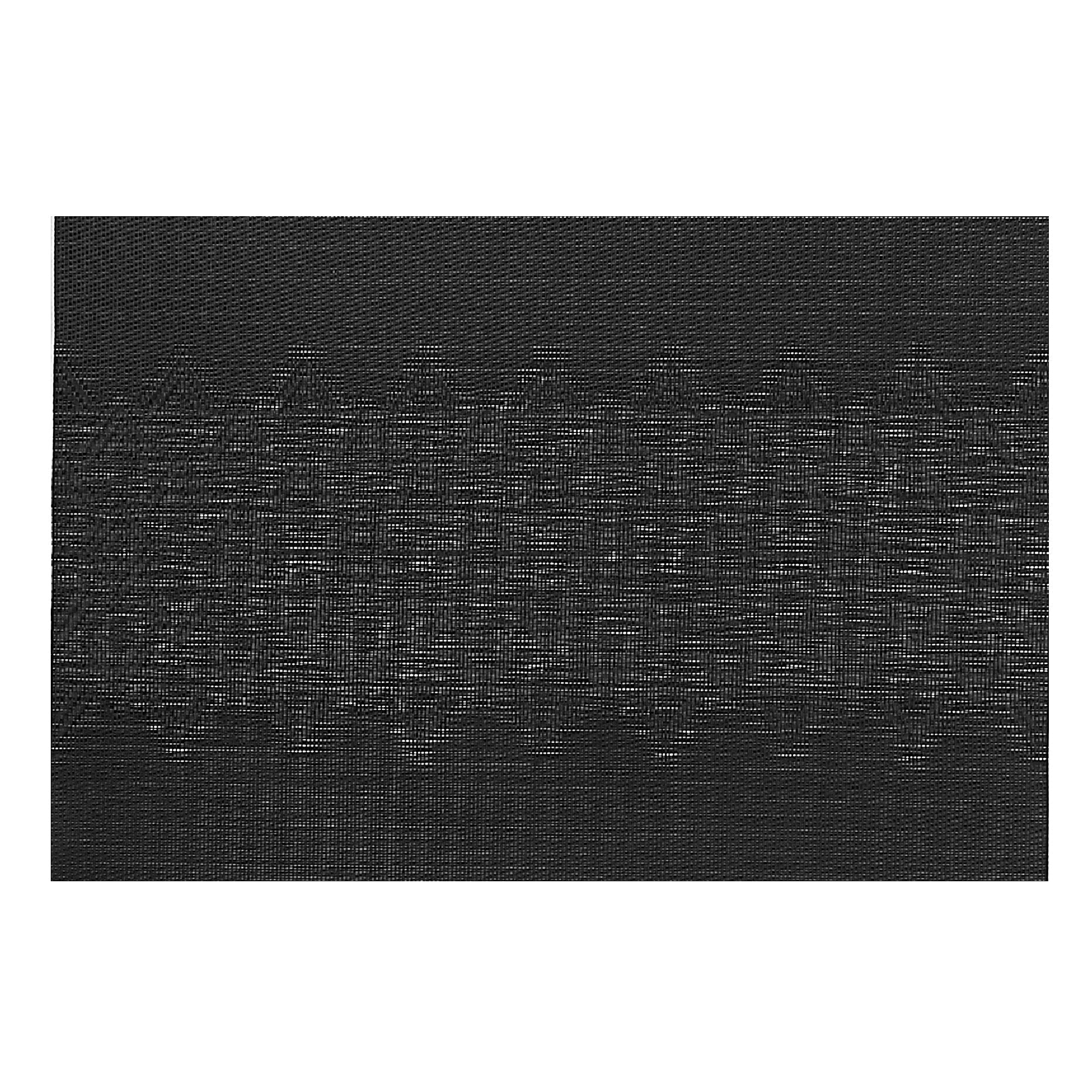 Vinyl Placemat Diamond Band Black Set Of 12, Dining Table Decor, Kitchen Accessory