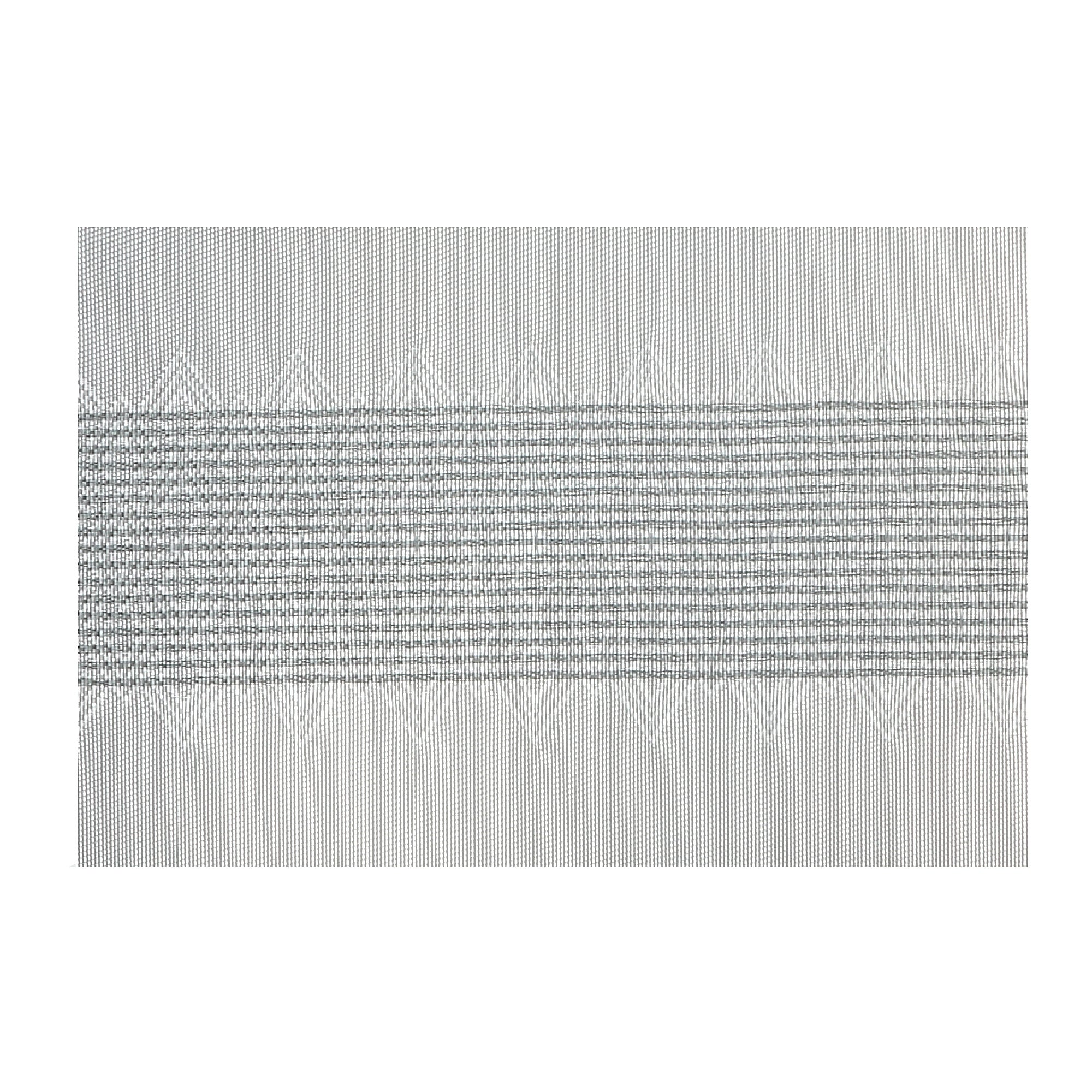 Vinyl Placemat Diamond Band Silver Set Of 12, Dining Table Decor, Kitchen Accessory