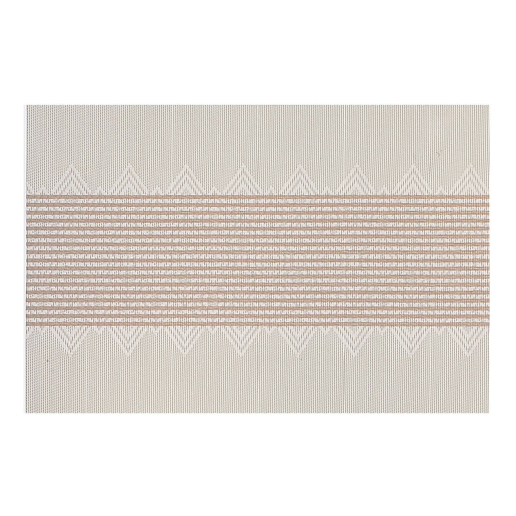 Vinyl Placemat Diamond Band White Set Of 12, Dining Table Decor, Kitchen Accessory