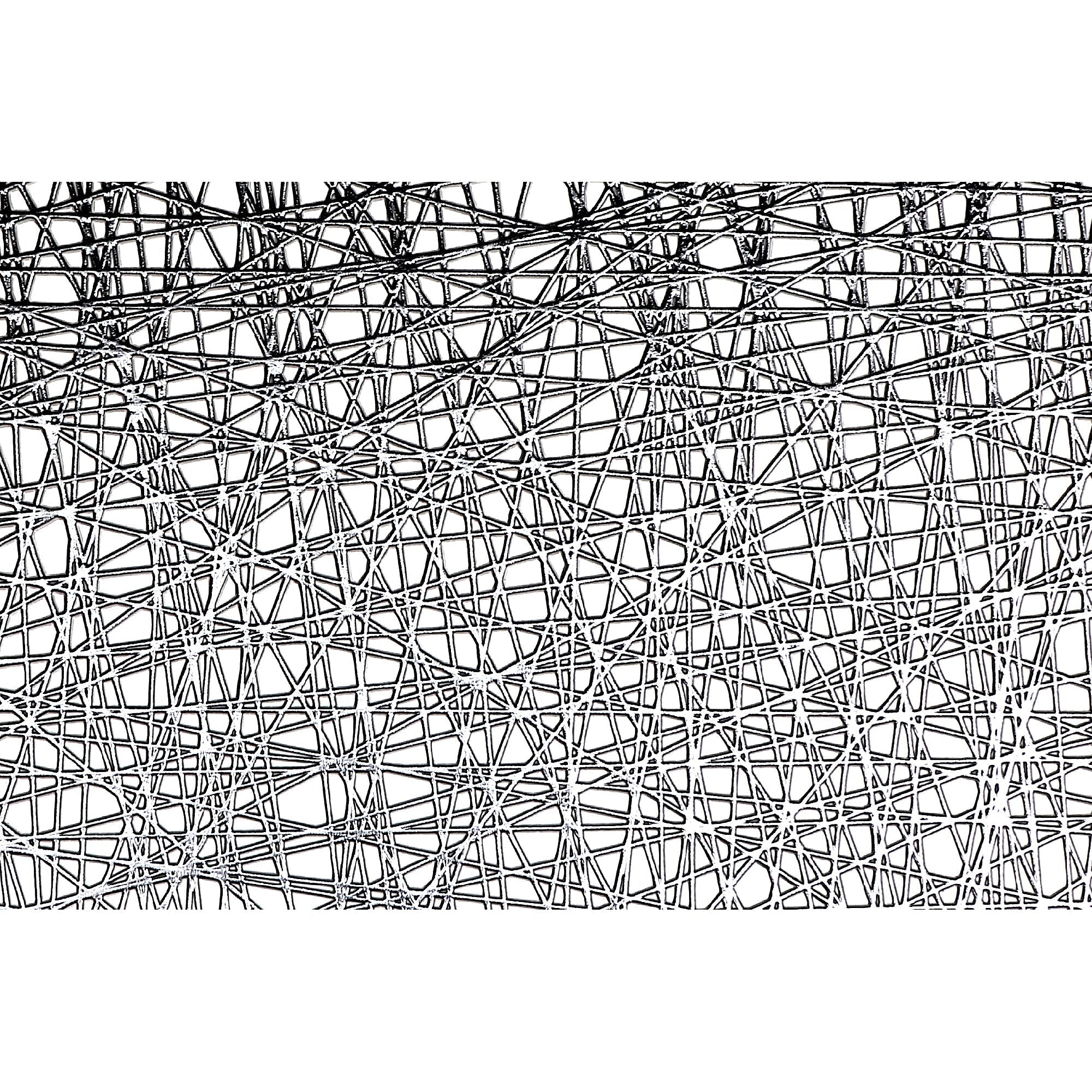 Metallic Laser Cut PVC Placemat Sisal Silver Set Of 12, Dining Table Decor, Kitchen Accessory