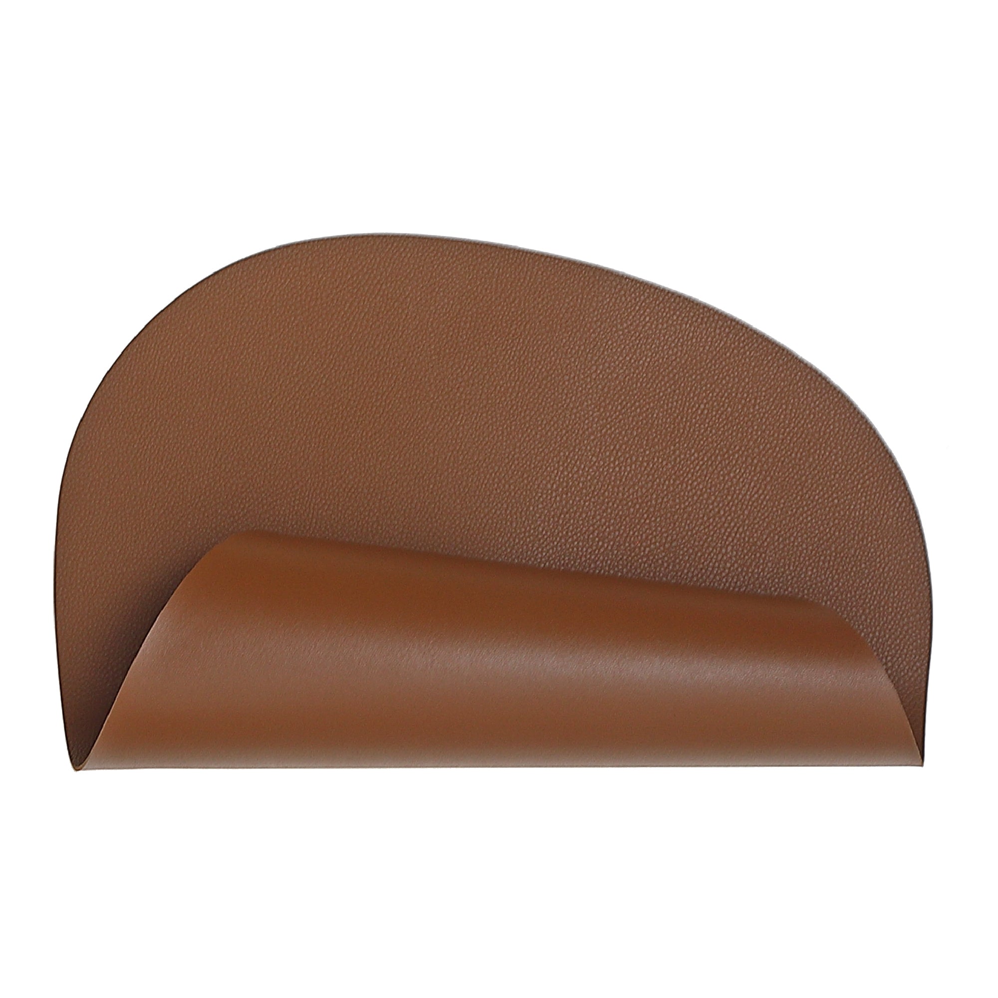 Reversible Pleather Pebble Placemat Tan Set Of 12, Dining Table Decor, Kitchen Accessory
