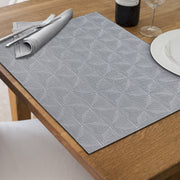 Vinyl Placemat Windmill Blue Set Of 12, Dining Table Decor, Kitchen Accessory