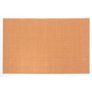 Vinyl Placemat Linen Mustard - Set of 12