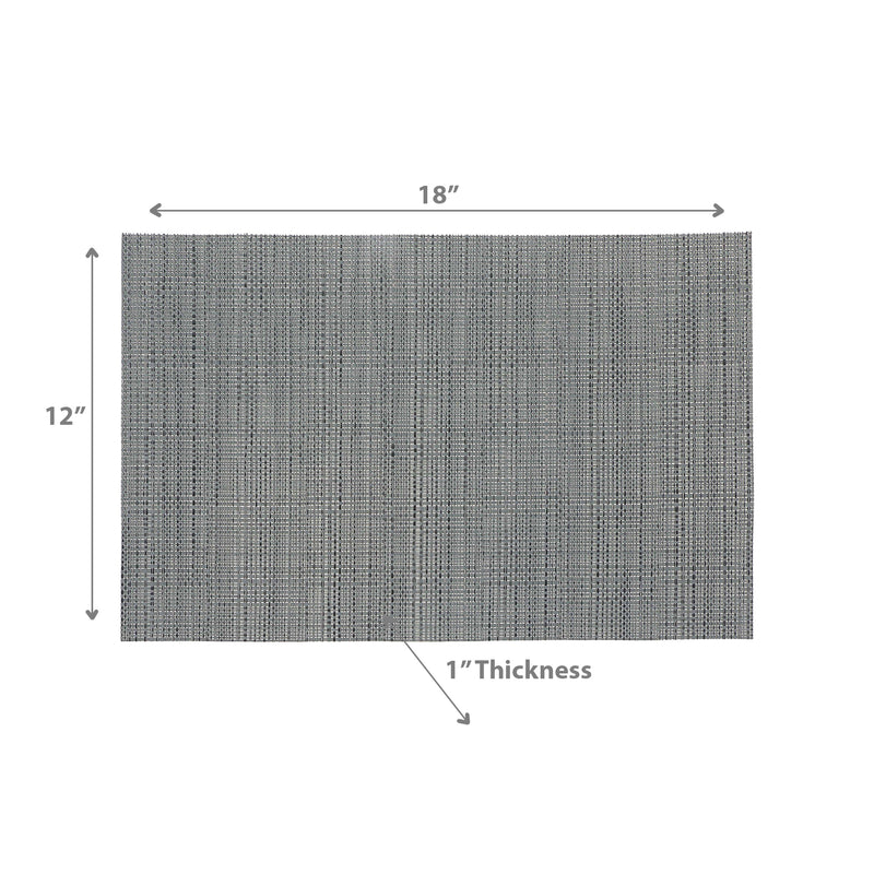 Vinyl Placemat Linen Pistachio - Set of 12