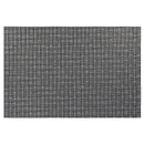 Woven Pvc Placemat Weave Black - Set of 12
