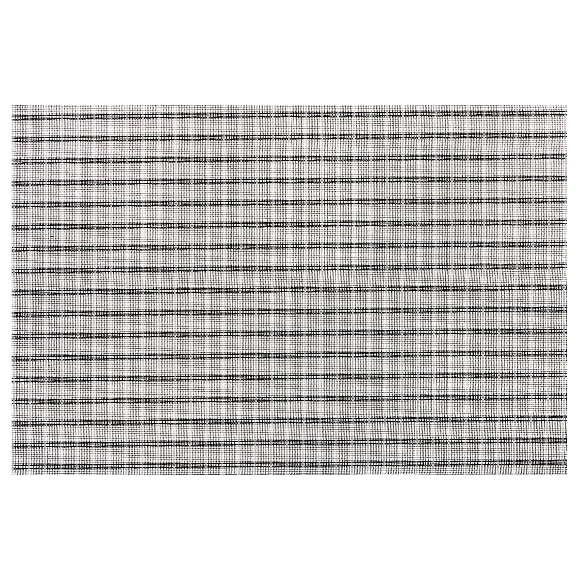 White Weave Woven PVC Placemat Set of 12 – Durable Tableware, Easy-Clean Mats