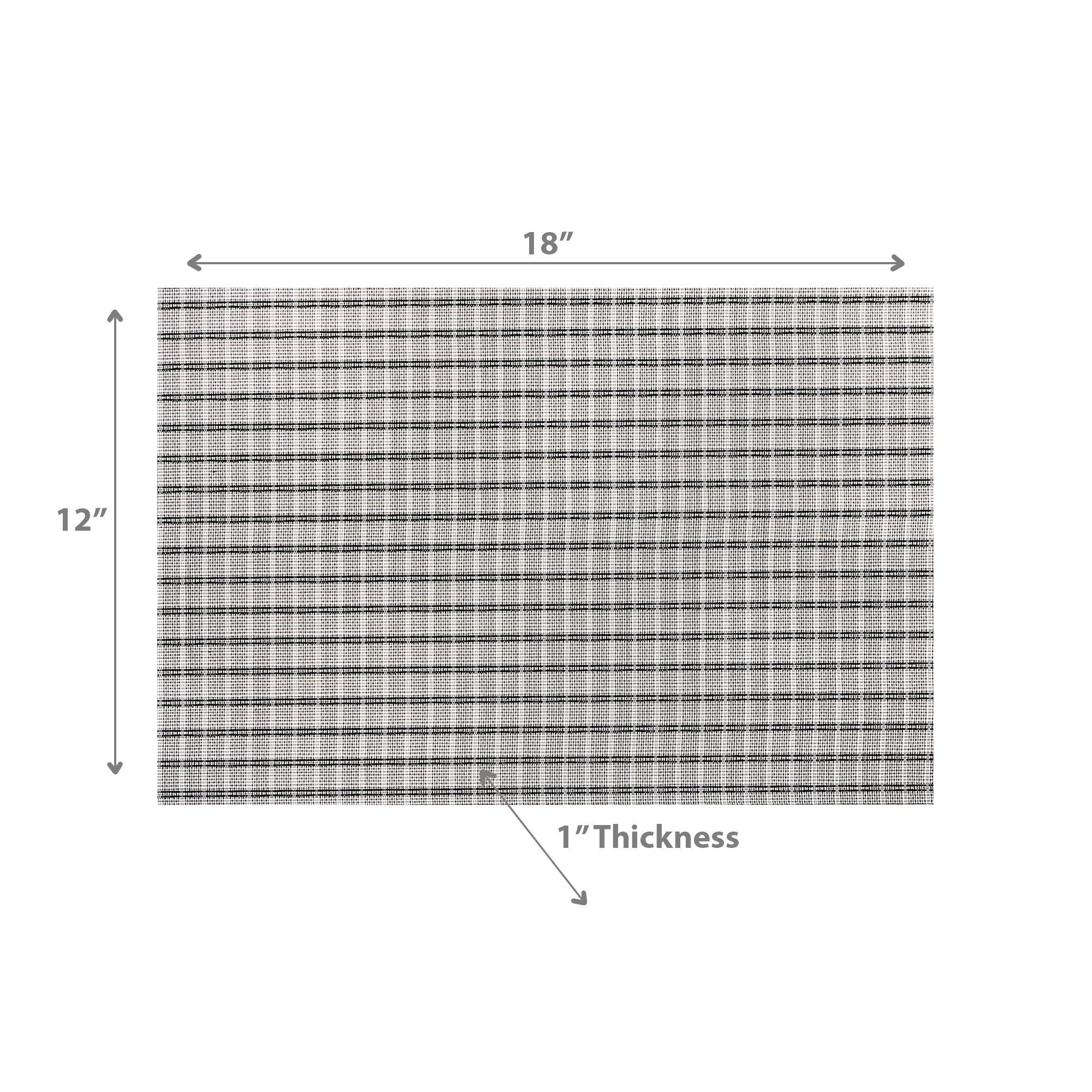 White Weave Woven PVC Placemat Set of 12 – Durable Tableware, Easy-Clean Mats