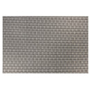 Woven Pvc Placemat Textstyle Beige - Set of 12
