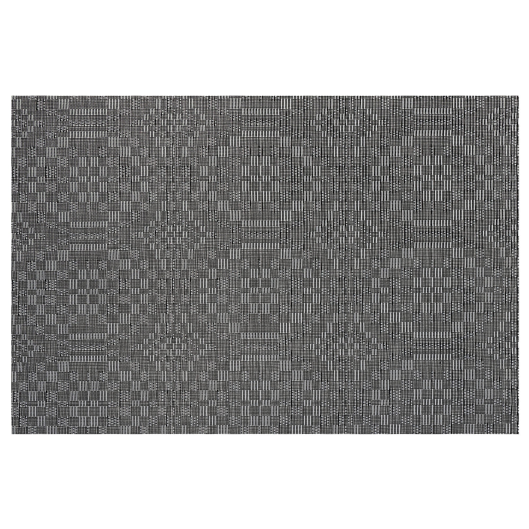 Vintage Black Woven PVC Placemat Set of 12 – Rustic Table Decor, Durable Mats
