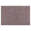 Woven Pvc Placemat With Lurex Red - Set of 12