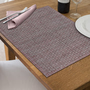Red Lurex Woven PVC Placemat Set of 12 – Sparkling Table Decor, Durable Mats