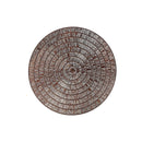 Round Pvc Lace Placemat Brown - Set of 12