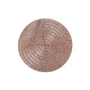 Round Pvc Lace Placemat Rose - Set of 12