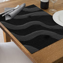 Woven Pvc Placemat Wave - Set of 12