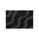 Woven Pvc Placemat Wave - Set of 12