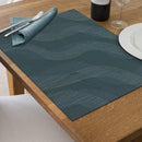 Woven Pvc Placemat Wave - Set of 12